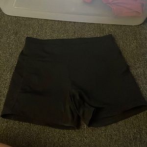 Black biker shorts